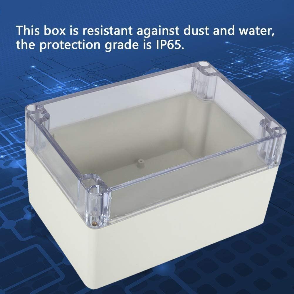 ABS Plastic IP65 Electrical Junction Box with Clear Cover J370