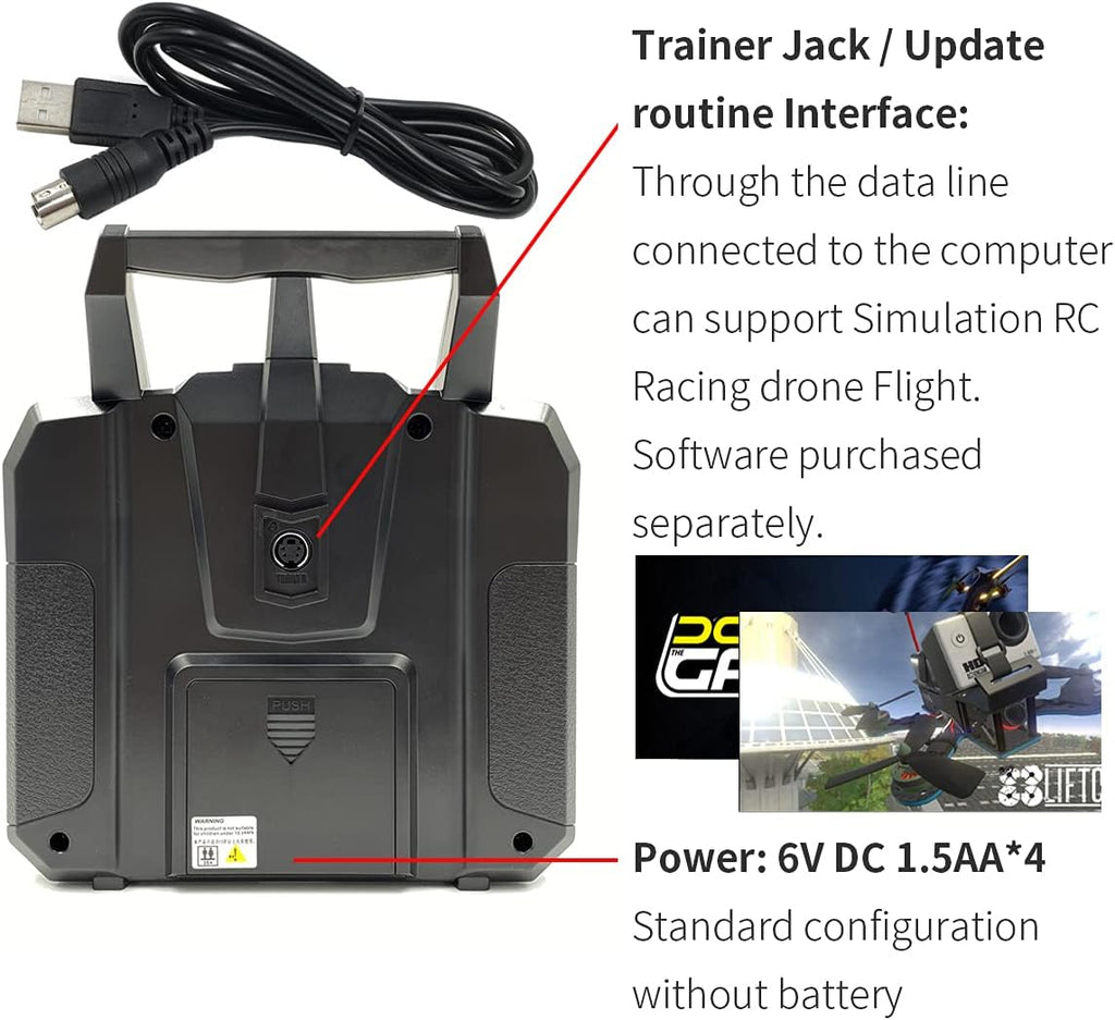 10CH 2.4GHz RC Transmitter and Receiver D1142