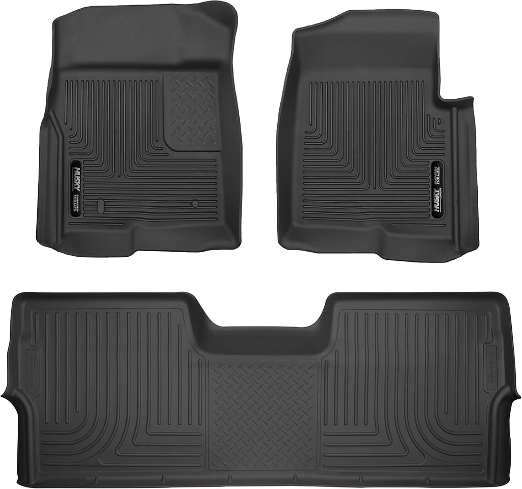 Black Front & 2nd Seat Floor Liners 3 Pcs N35672