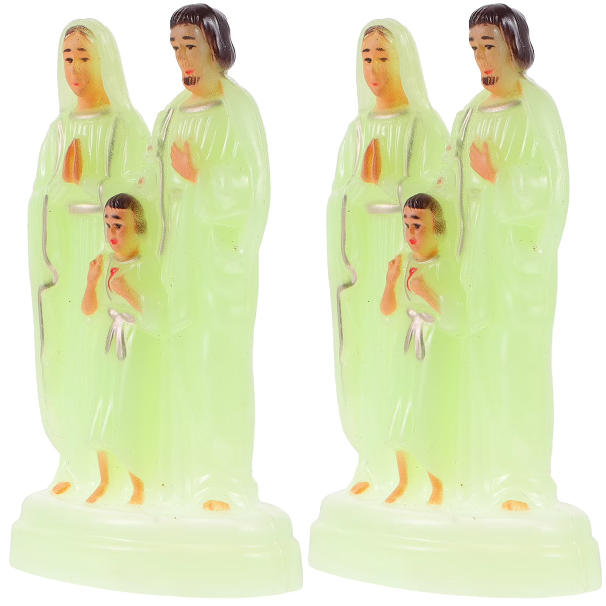 Desktop Decorations Luminous Ornament Church Statue J4769