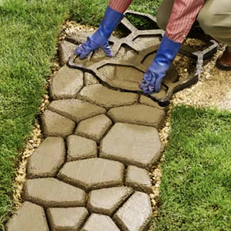 Reusable Concrete Stepping Stone Mold C29982