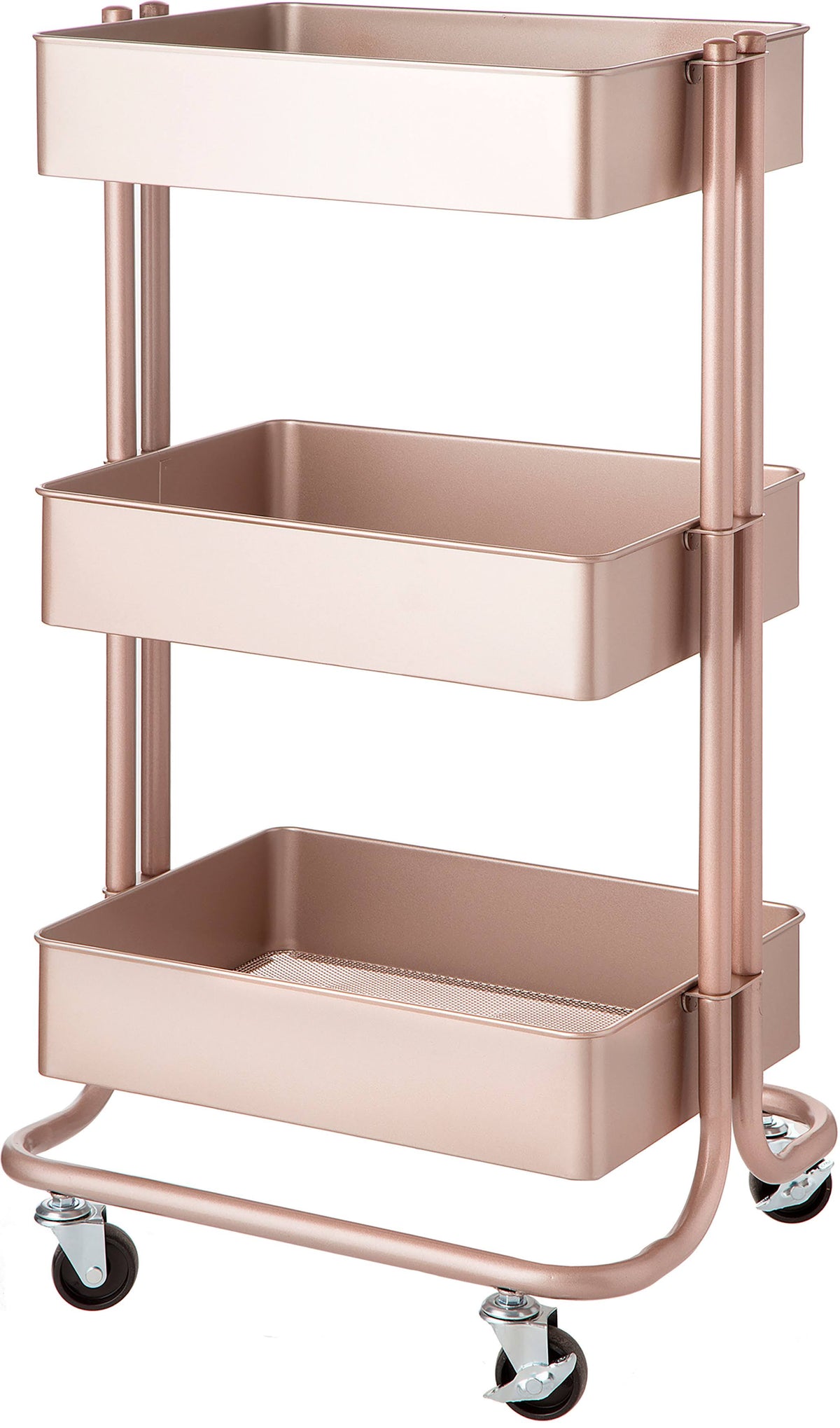 3-Tier Metal Rolling Cart L561