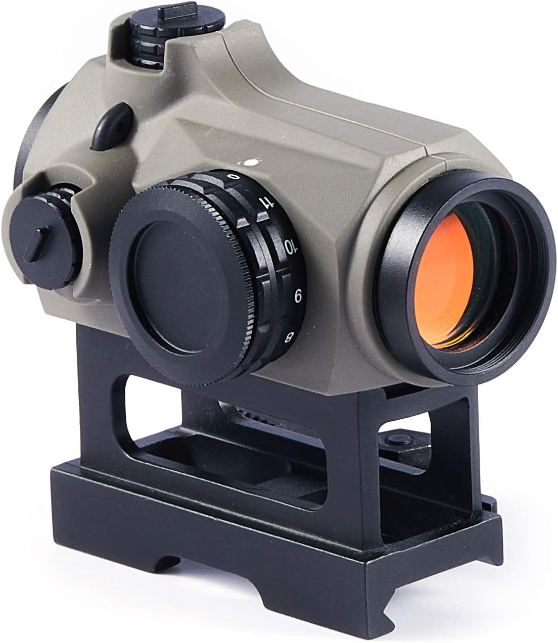 3 MOA Red Dot Reflex Sight, 1x20 Scope, Black, Khaki W438