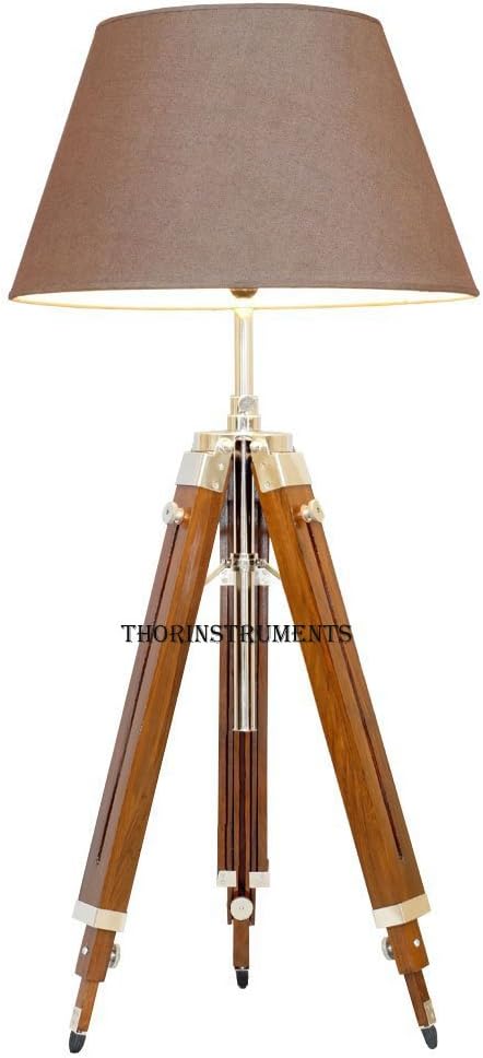 Wooden Tripod Floor Lamp Z24543