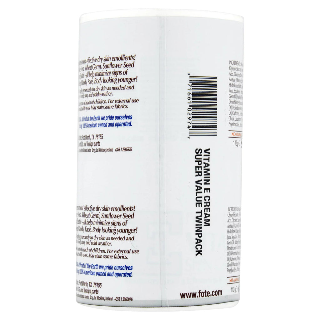 Vitamin-E Skin Care Cream, 4 oz, 6 Pack V291915