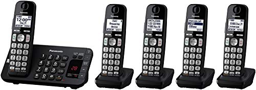 2 Handset DECT 6.0 Cordless Phone System with Answering Machine H47714