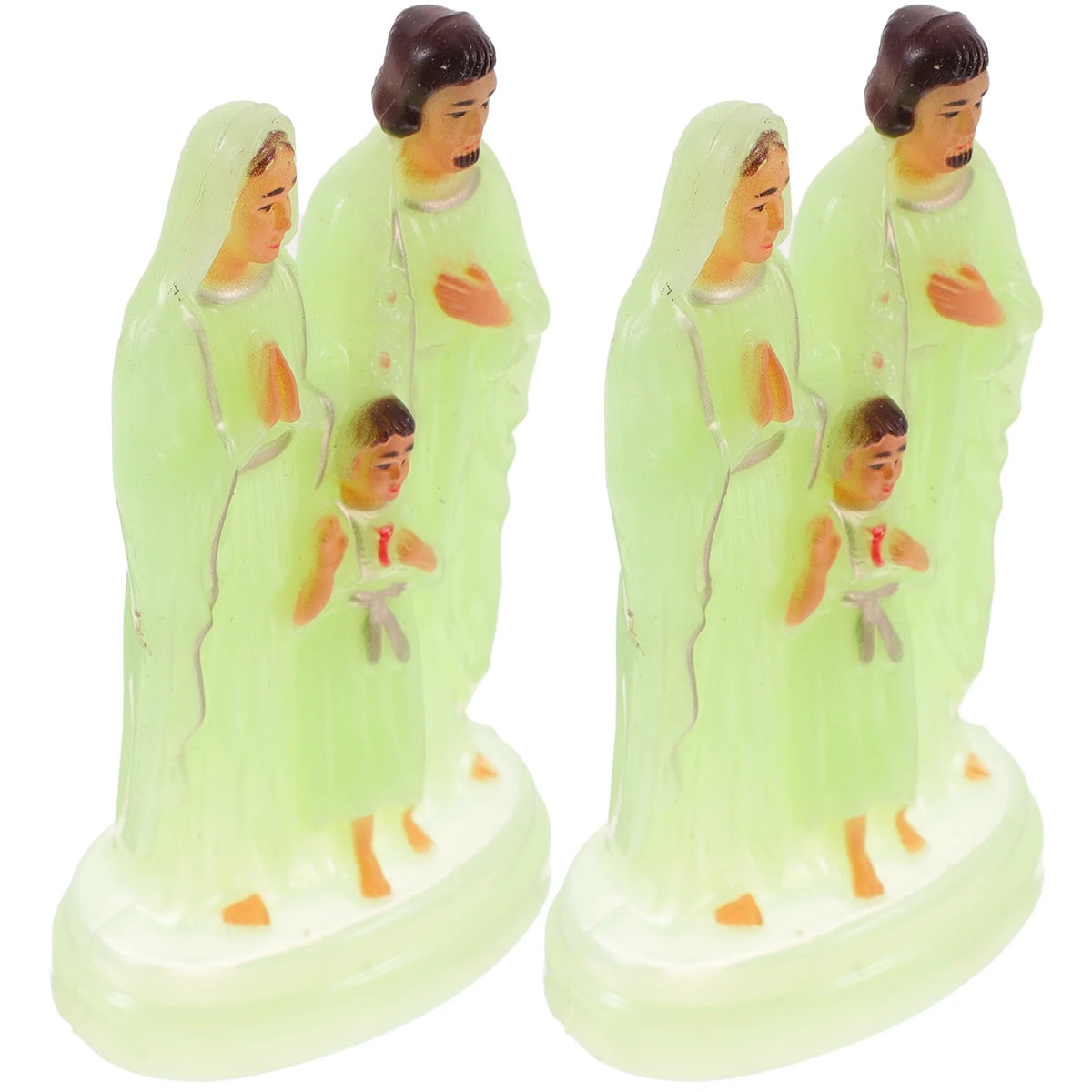 Desktop Decorations Luminous Ornament Church Statue J4769