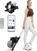 Portable Electric Seated Pedal Ellipse Machine with Remote and App Control, LCD Display C49435