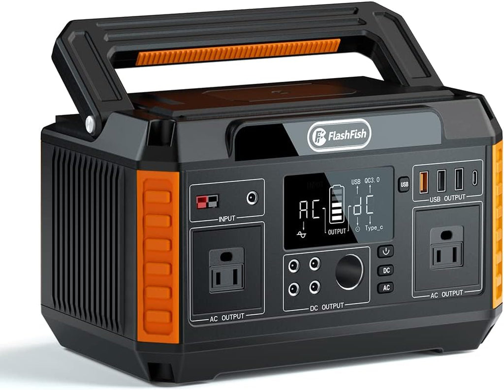 560W Portable Power Station with AC Outlets and USB Outputs K891