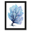 Blue Fan Coral Black Frame M580754