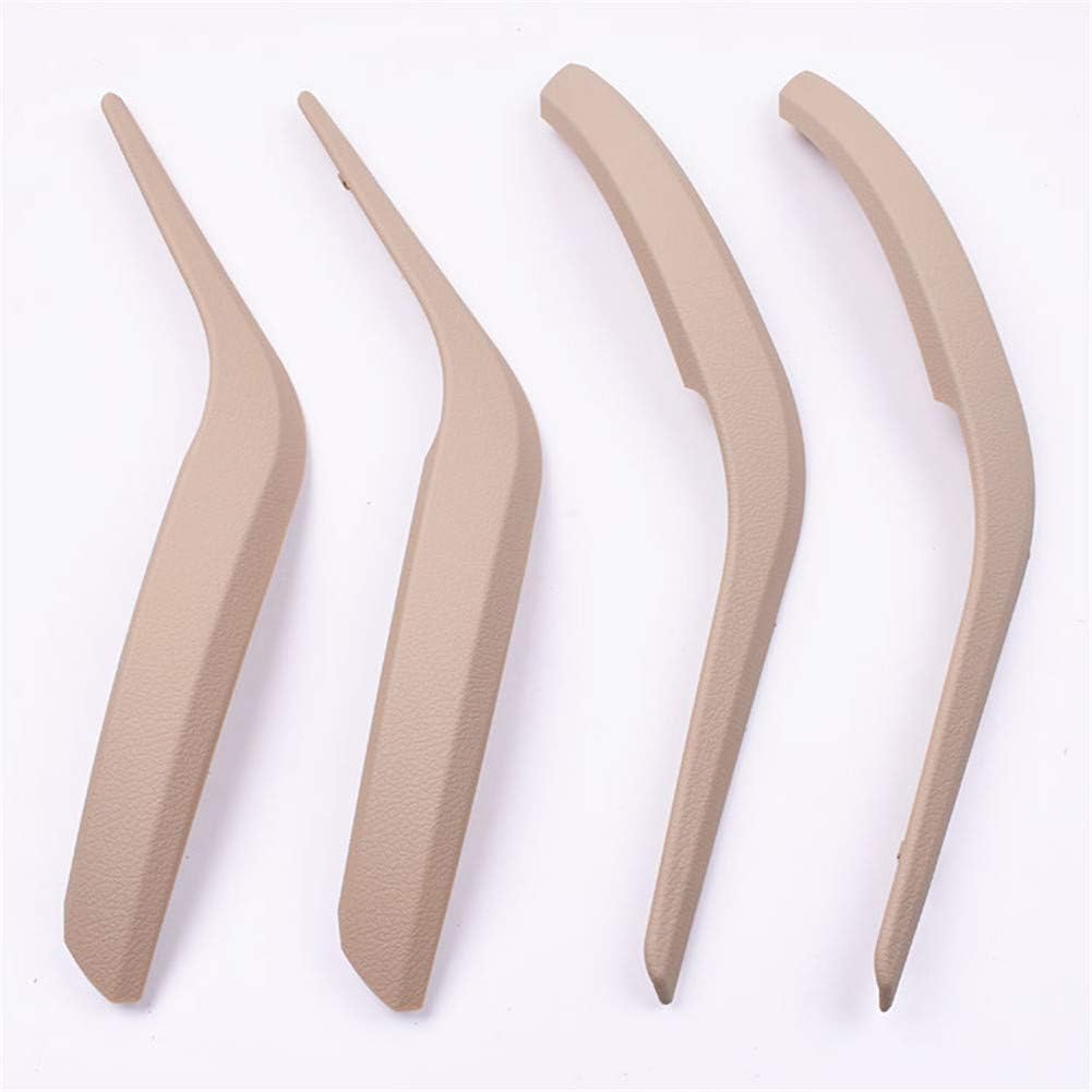 BMW Car Interior Door Grab Pull Handle Cover Replacement Armrest Bracket 4pc-Set Carbon X420
