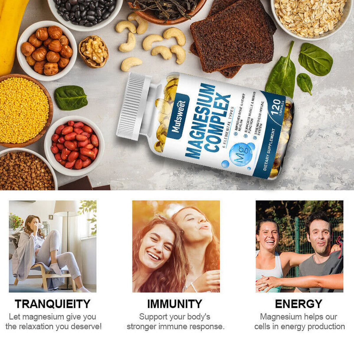 Magnesium Complex Capsules 500mg L4365