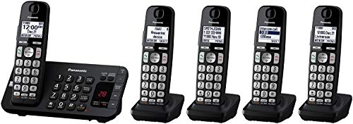 2 Handset DECT 6.0 Cordless Phone System with Answering Machine H47714