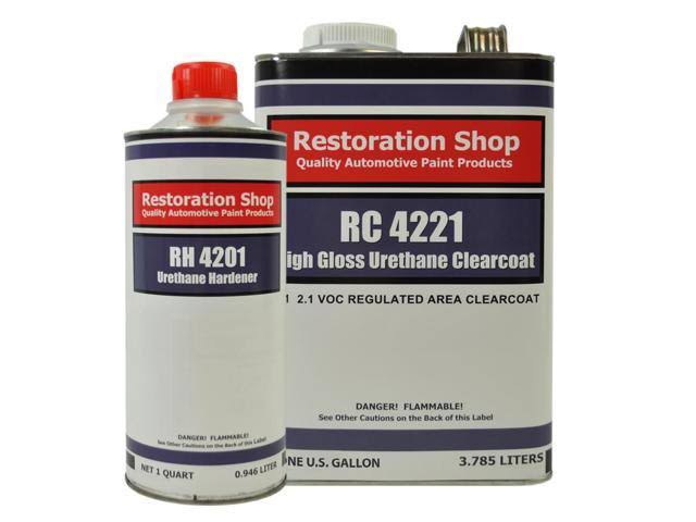 Blue Urethane Basecoat Clearcoat Car Auto Paint Medium Gallon Kit B381