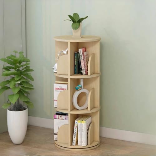 2 Tier 360° Rotating Shelves Bookshelf X365431