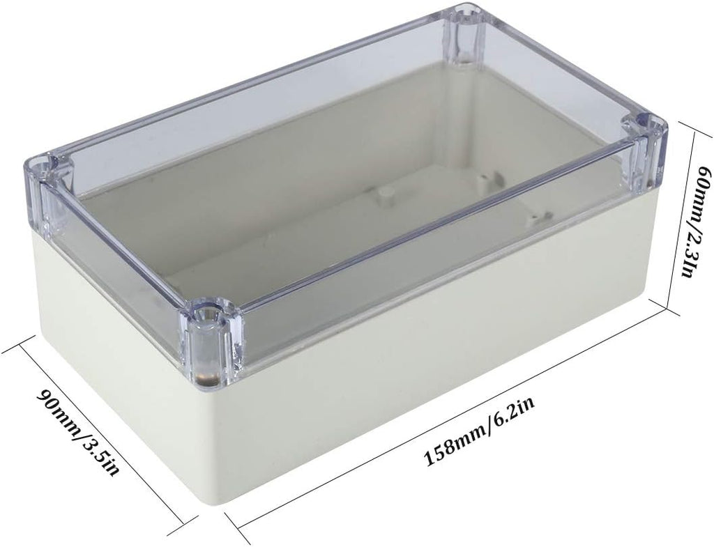 ABS Plastic IP65 Electrical Junction Box with Clear Cover J370