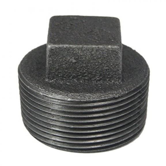 Black Cast Iron Fittings Plug Y536