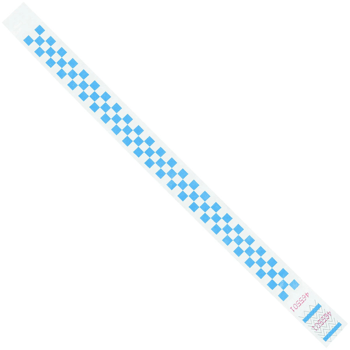 Tyvek Wristbands Blue Checkerboard 500/Case P96558