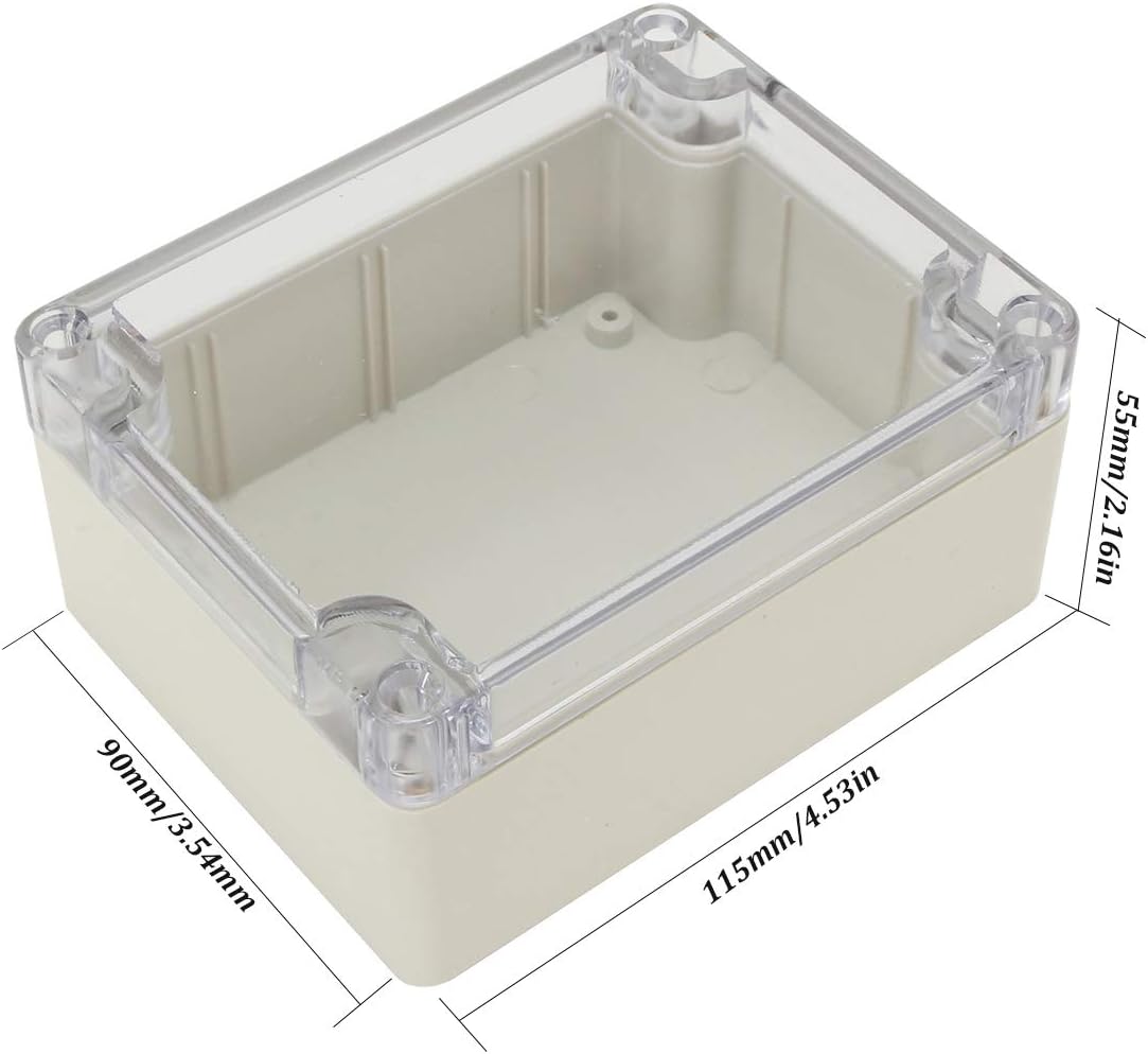 ABS Plastic IP65 Electrical Junction Box with Clear Cover J370