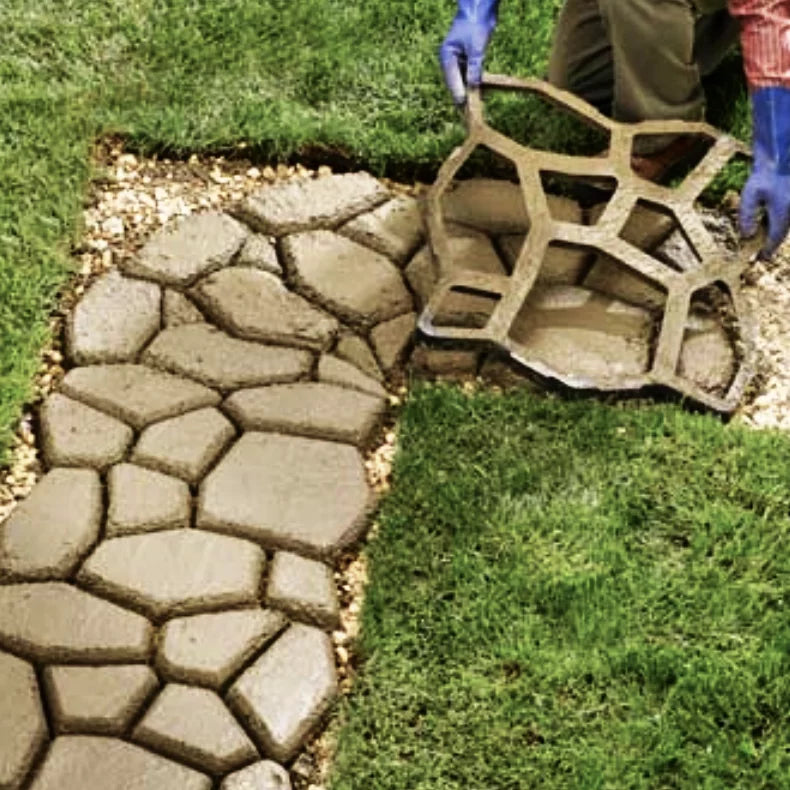 Reusable Concrete Stepping Stone Mold C29982