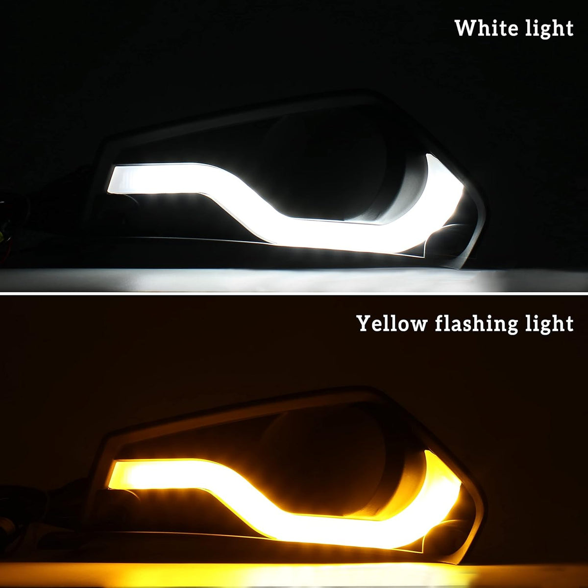 Fog Lights Cover with Daytime Running Light 2PCS T360