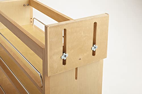 11 Inch Base Pullout Kitchen Cabinet Organizer with Stainless Steel Utensil Storage Bin F676828