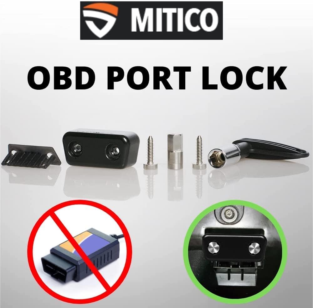 5 Pack Metal OBD2 Port Lock Cap A6291
