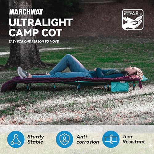Ultralight Folding Camping Cot Bed (Grey) Y8138