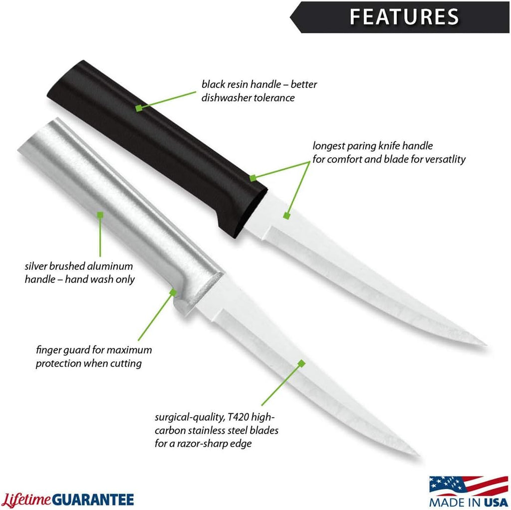 Stainless Steel Paring Knife, 2 Pack H771991