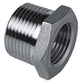 316 Cast Pipe Fitting Hex Bushing 1-1/2 x 1/2 NPT Male x Female V482