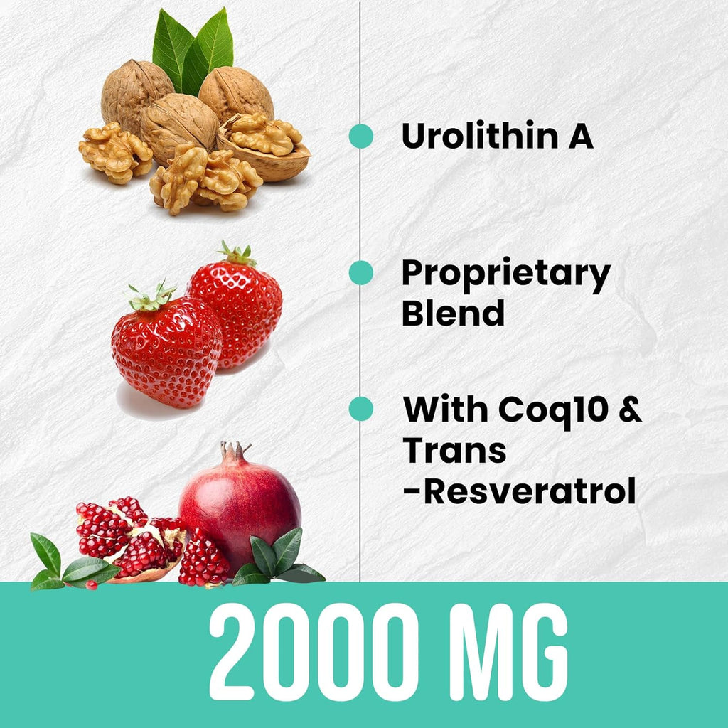 Urolithin A Supplement 2000MG, 120 Capsules V299673