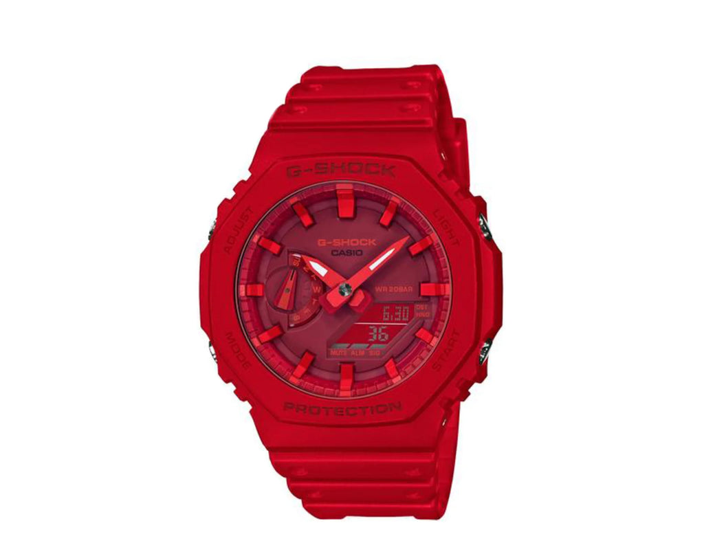 Red Dial Analog-Digital Quartz Men's Watch S907