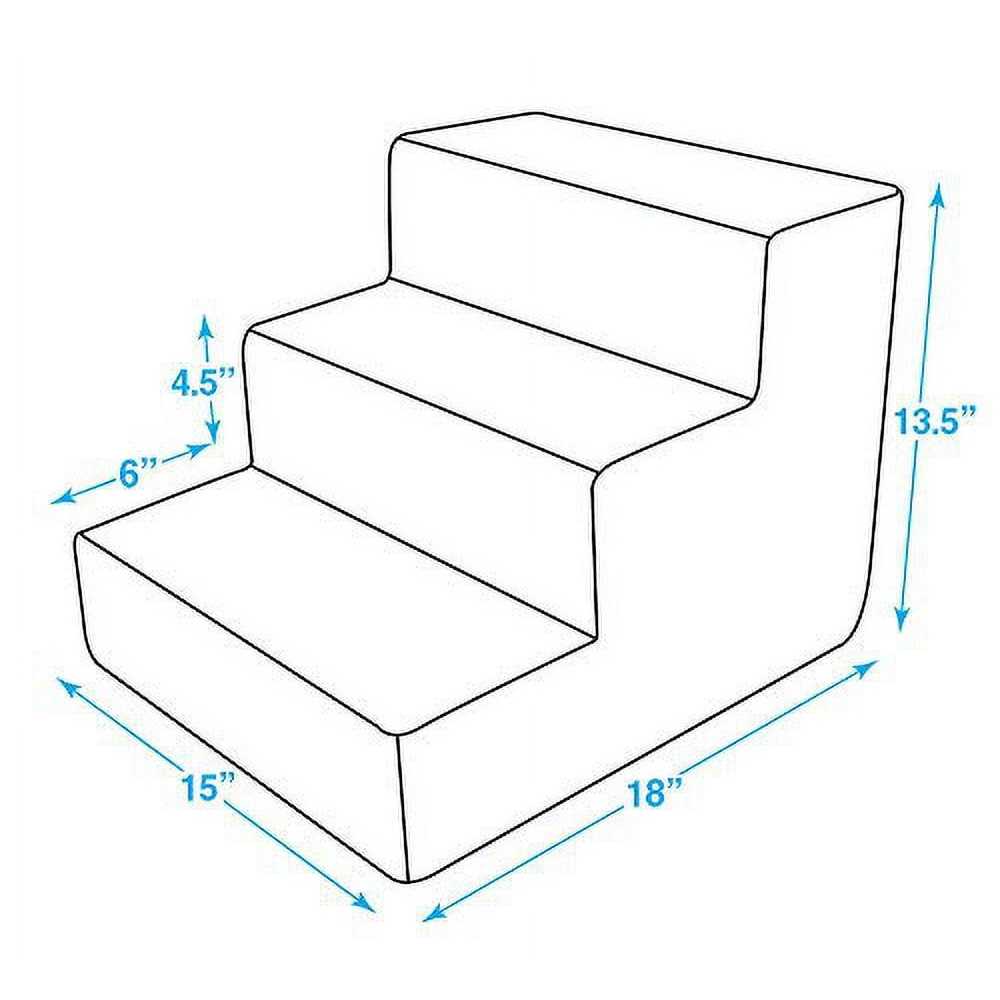 Pet Steps and Stairs with CertiPUR-US Certified Foam L93920