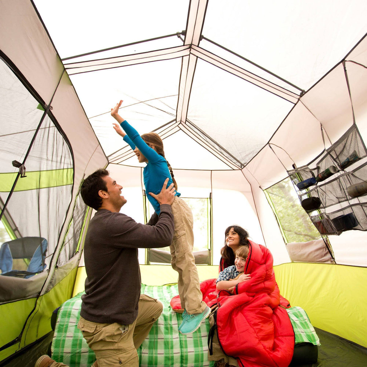 9 Person 2 Room Cabin Tent with Screen Room R730140