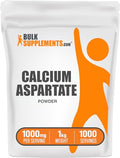 Calcium Aspartate Powder 1000mg (200mg Calcium) per Serving, 500g (1.1 lbs) X283