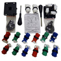 Arcade Control Panel RGB Kit 14 Buttons Joysticks J746