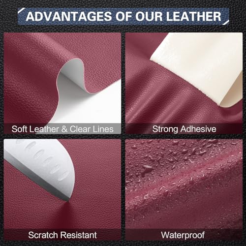 Classic Red Brown Self Adhesive Leather Repair Tape K230