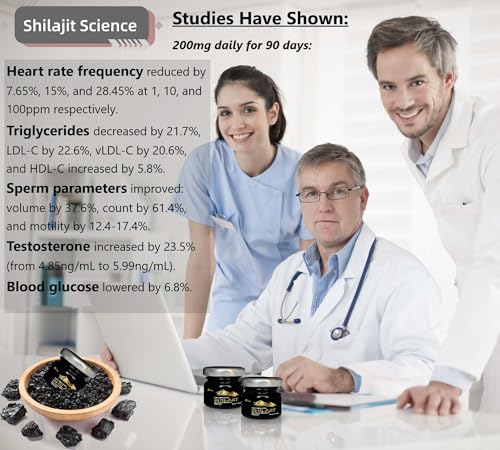 Pure Himalayan Shilajit Resin Supplement with 85+ Trace Minerals, 75% Fulvic Acid, 50g C343