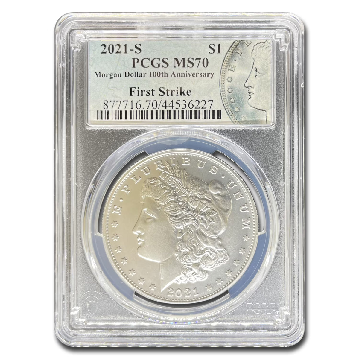 Silver Morgan Dollar MS-70 PCGS Y228
