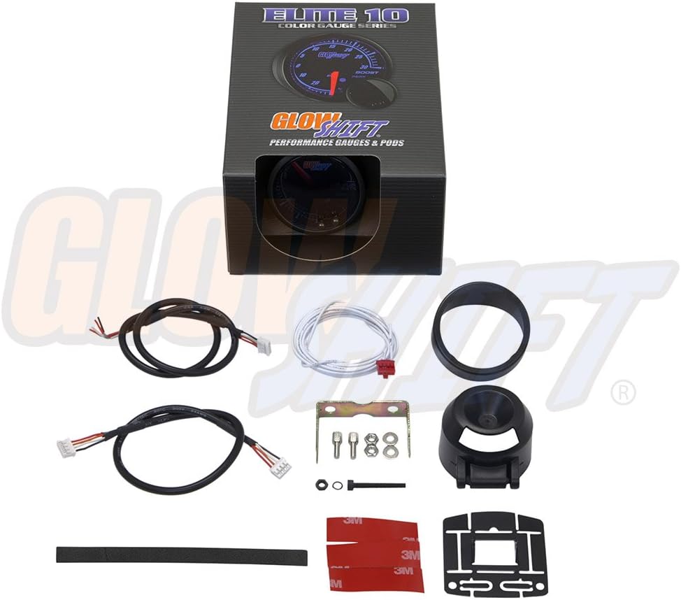 Black Dial Narrowband Air/Fuel Ratio Gauge 2-1/16" 52mm Pack of 2 Y33946