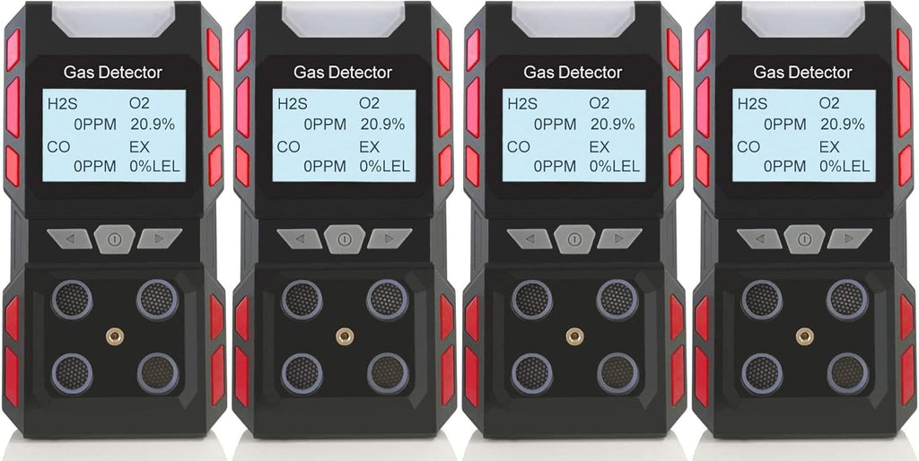 4 Gas Monitor Multi Gas Detector Rechargeable Portable Gas Detector W14544