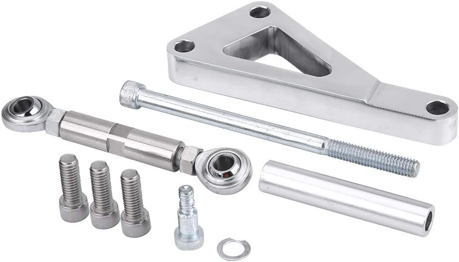 Polished Aluminum Alloy Alternator Bracket Kit, Pack of 2 B1659