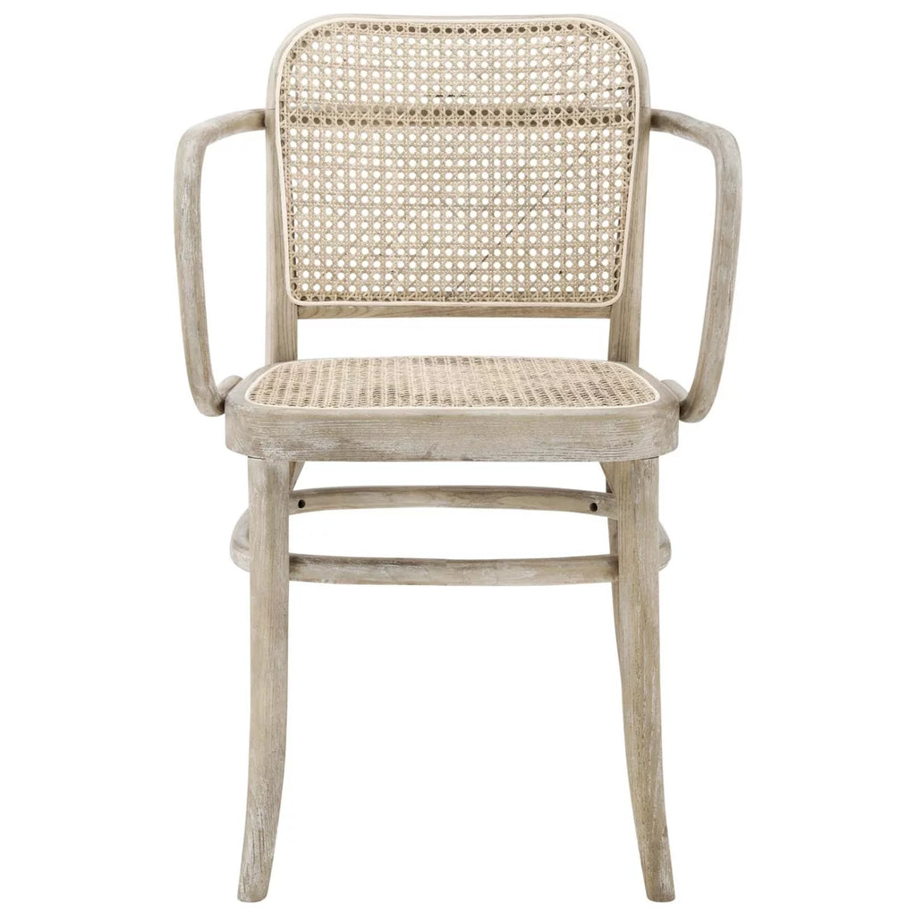 Rattan and Wood Dining Chair X2536