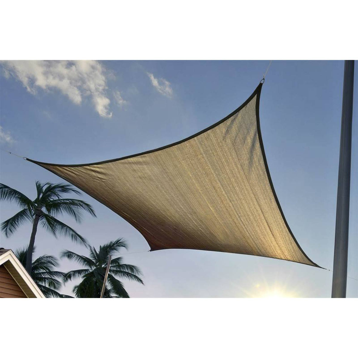 12 ft Square Sun Shade Sail T653