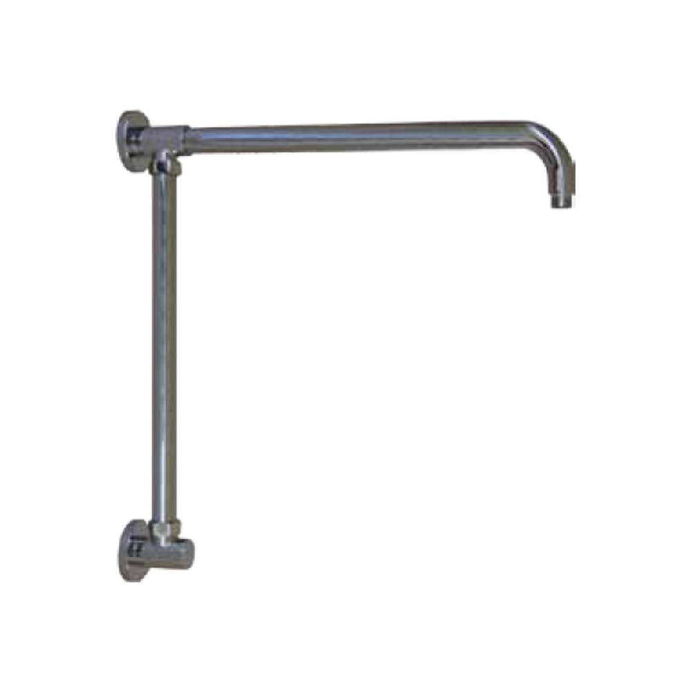 Chrome Vertical Riser with Shower Arm Q587