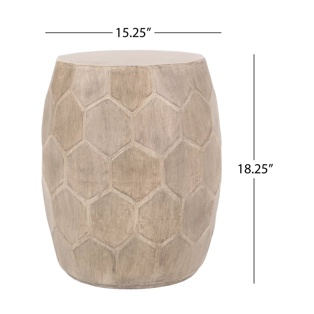 Lightweight Concrete Outdoor Side Table J1077