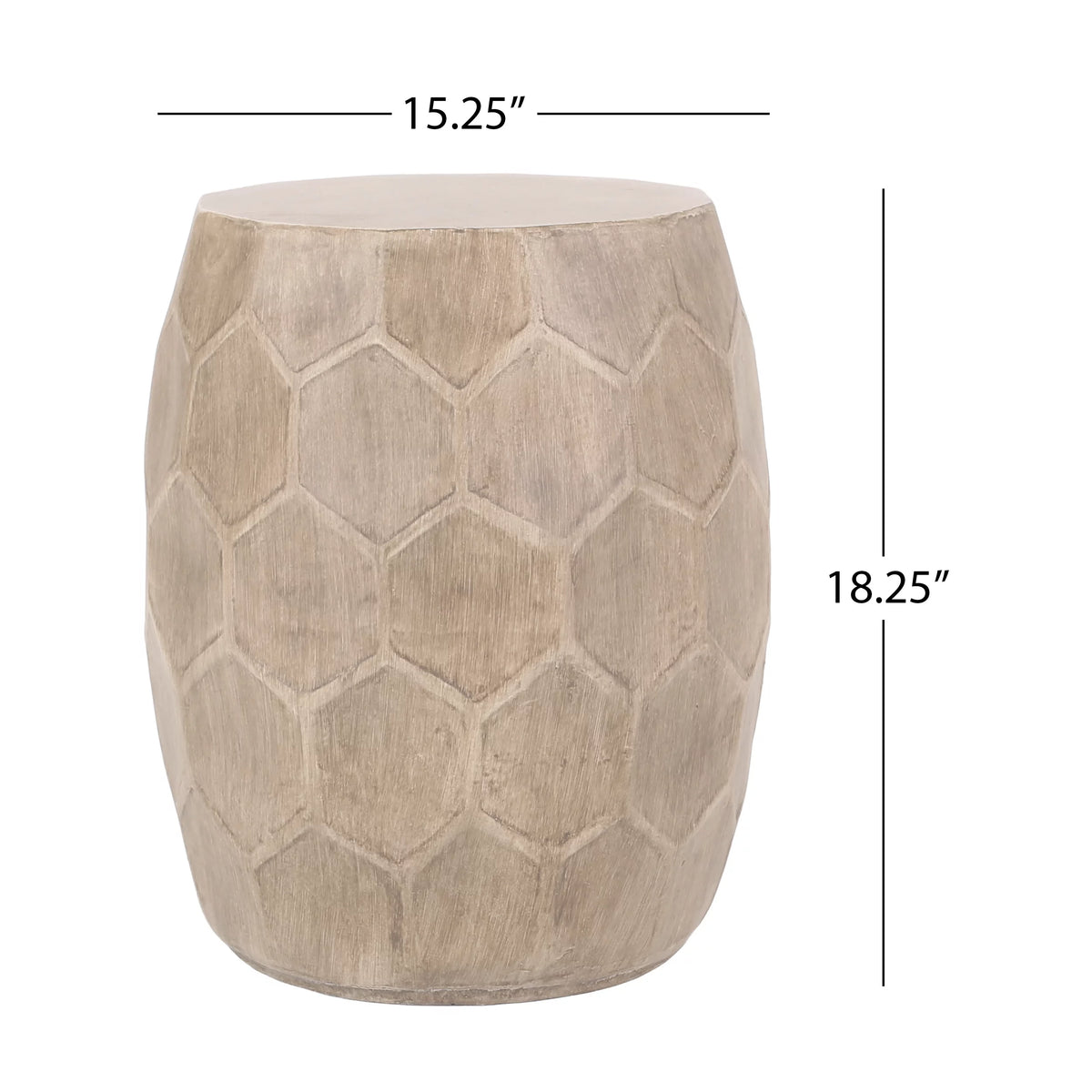 Lightweight Concrete Outdoor Side Table J1077