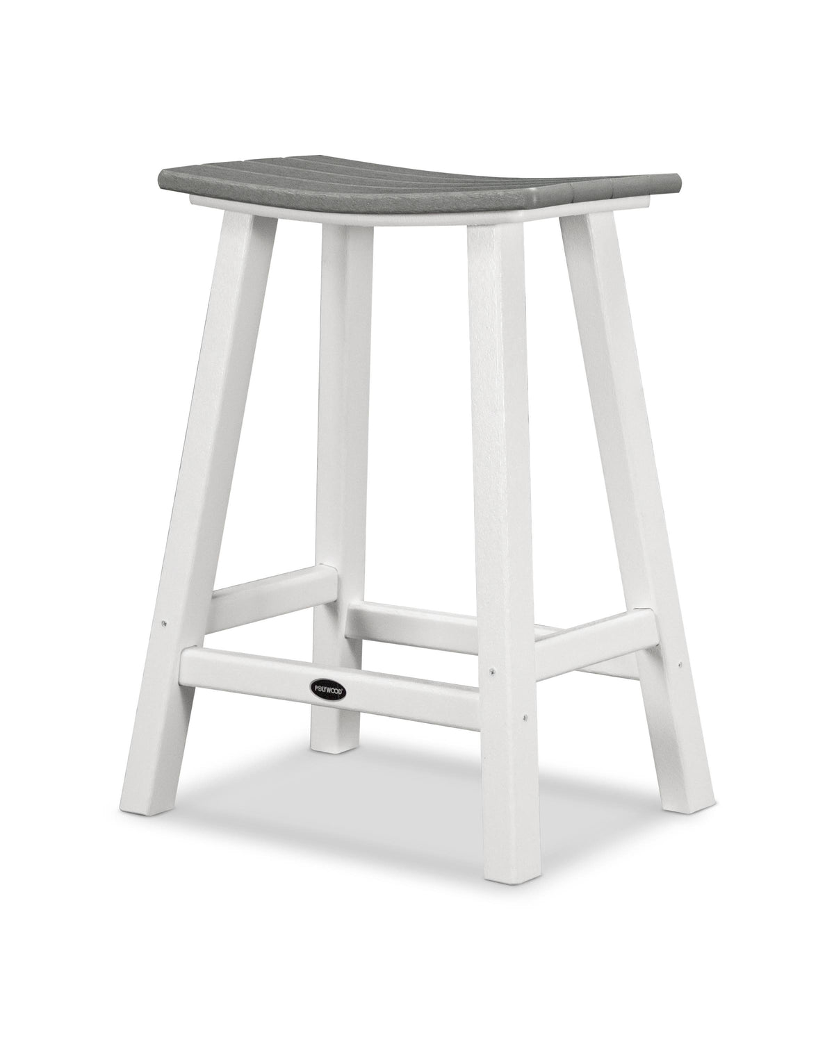 White Slate Grey Bar Stool K1956
