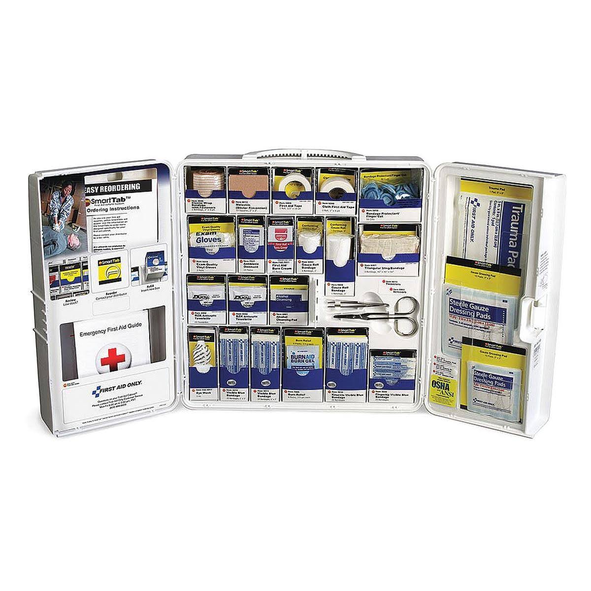 206 Piece Plastic First Aid Cabinet K7675