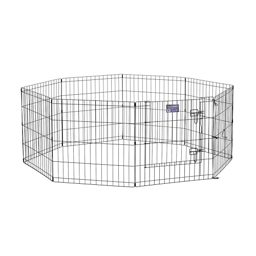 Black Dog Exercise Pen & Playpen with Door N956